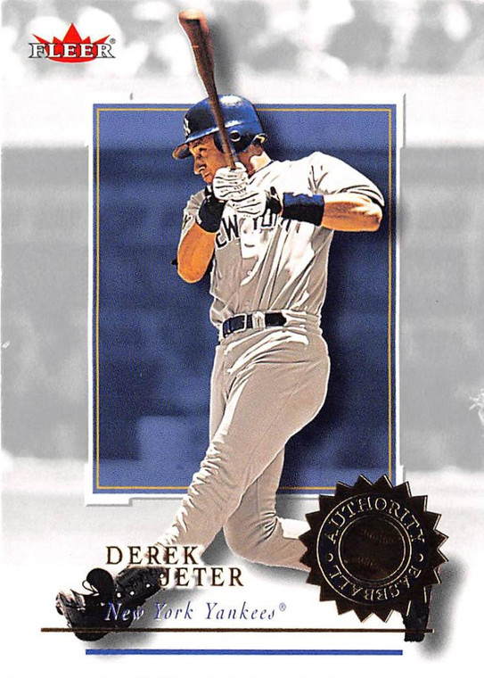2001 Fleer Authority #28 Derek Jeter NM-MT New York Yankees 