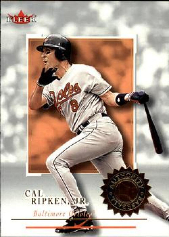 2001 Fleer Authority #33 Cal Ripken Jr. NM-MT Baltimore Orioles 