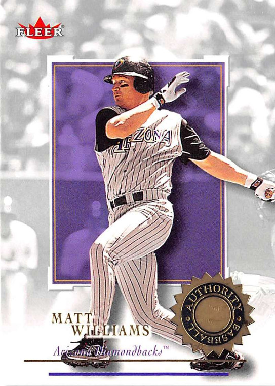 2001 Fleer Authority #35 Matt Williams NM-MT Arizona Diamondbacks 