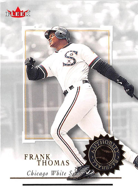 2001 Fleer Authority #46 Frank Thomas NM-MT Chicago White Sox 