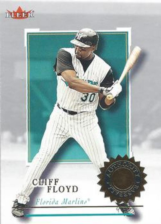 2001 Fleer Authority #61 Cliff Floyd NM-MT Florida Marlins 