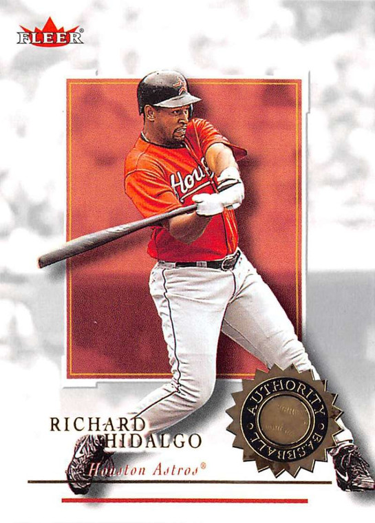 2001 Fleer Authority #65 Richard Hidalgo NM-MT Houston Astros 