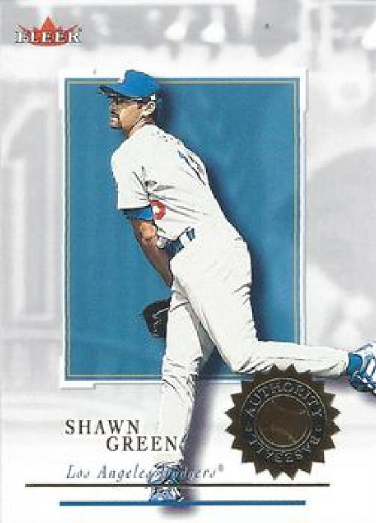 2001 Fleer Authority #68 Shawn Green NM-MT Los Angeles Dodgers 