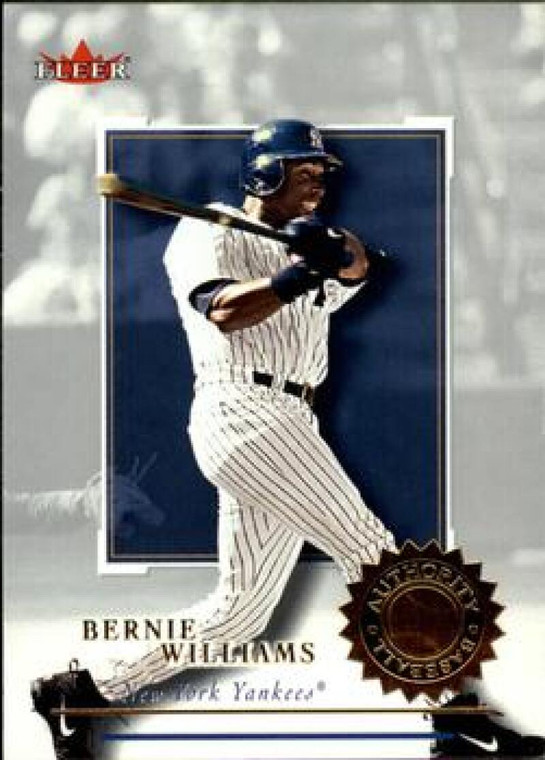 2001 Fleer Authority #73 Bernie Williams NM-MT New York Yankees 
