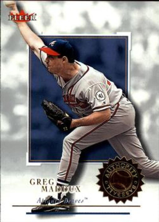 2001 Fleer Authority #89 Greg Maddux NM-MT Atlanta Braves 