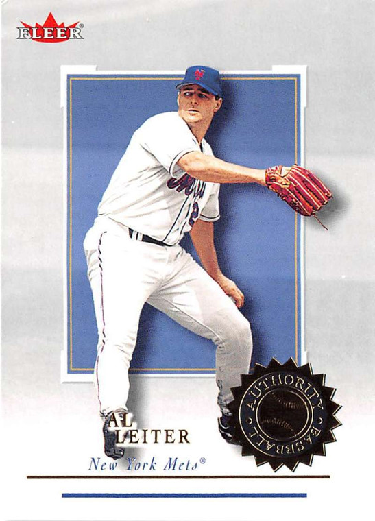 2001 Fleer Authority #96 Al Leiter NM-MT New York Mets 