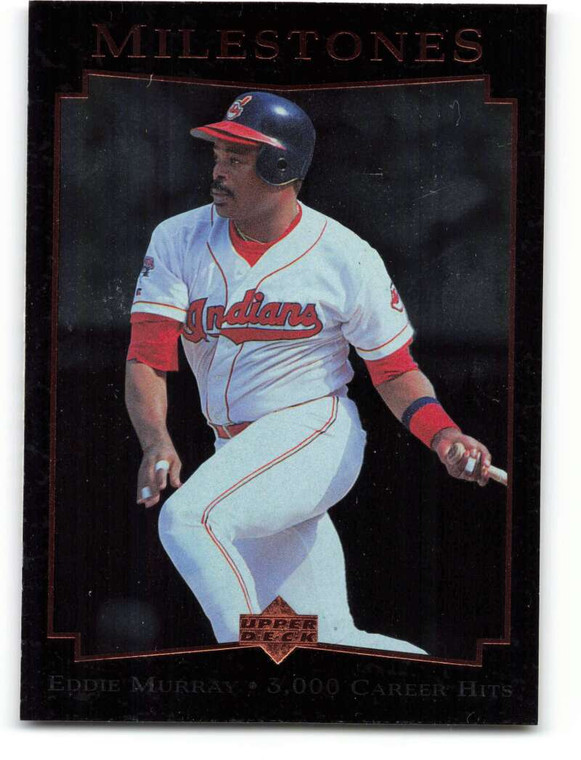 1996 Upper Deck #2 Eddie Murray 3000 Hits VG Cleveland Indians 