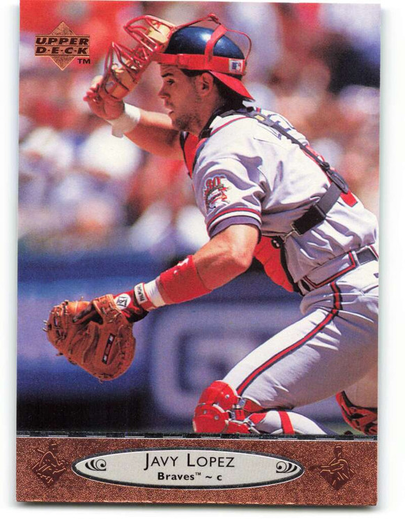 1996 Upper Deck #6 Javy Lopez VG Atlanta Braves 