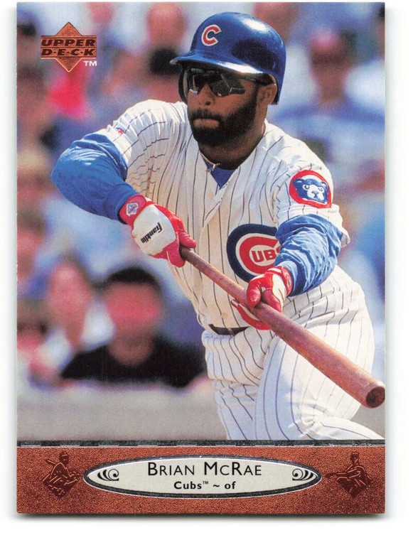 1996 Upper Deck #33 Brian McRae VG Chicago Cubs 