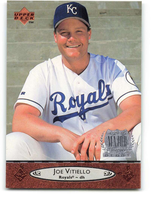 1996 Upper Deck #87 Joe Vitiello VG Kansas City Royals 
