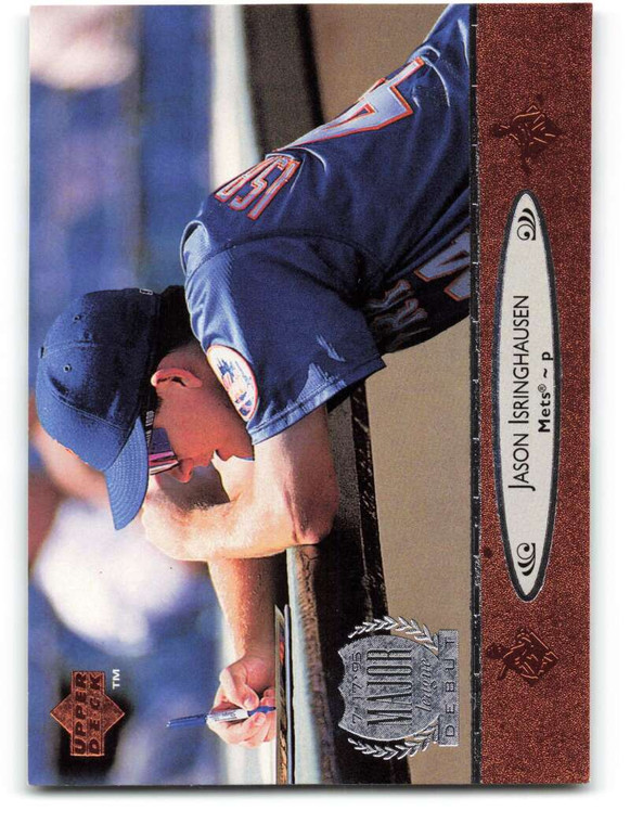 1996 Upper Deck #140 Jason Isringhausen VG New York Mets 