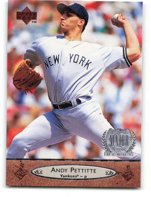 1996 Upper Deck #144 Andy Pettitte VG New York Yankees 