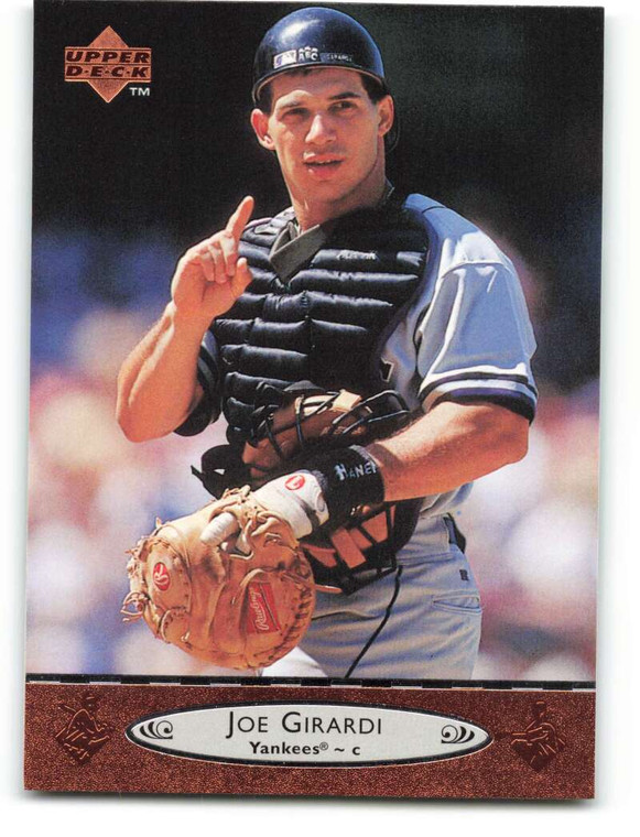 1996 Upper Deck #157 Joe Girardi VG New York Yankees 