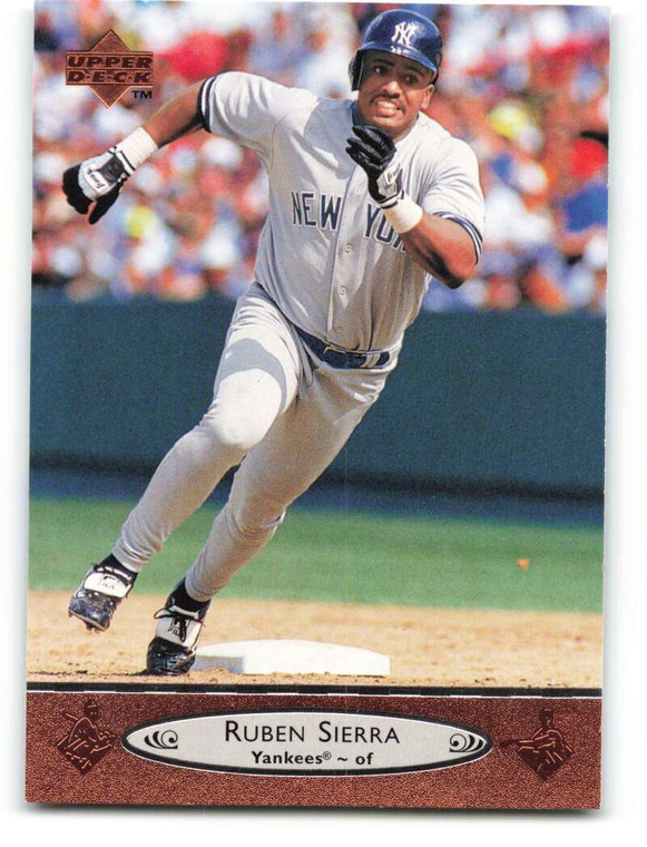 1996 Upper Deck #158 Ruben Sierra VG New York Yankees 