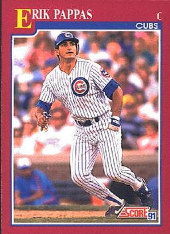 1991 Score Rookie and Traded #95T Erik Pappas NM-MT RC Rookie Chicago Cubs 