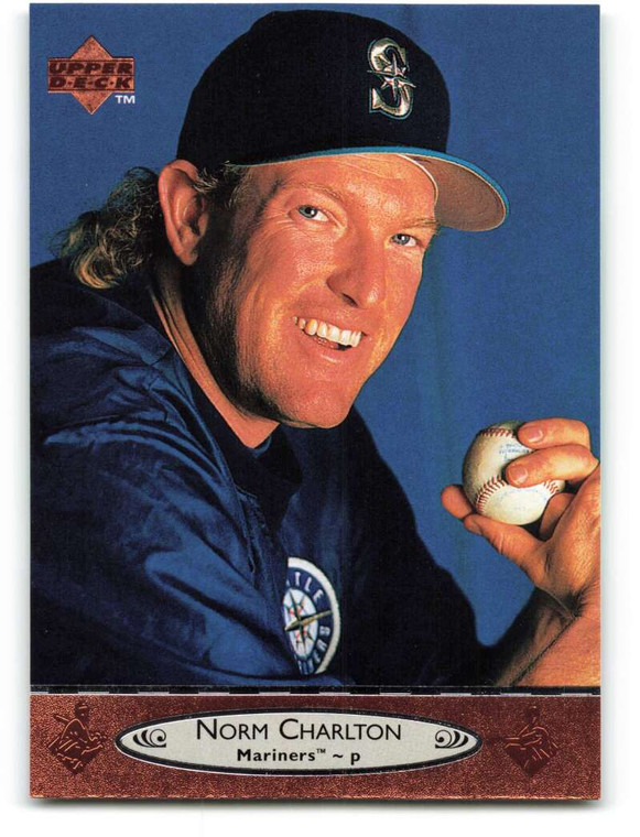 1996 Upper Deck #203 Norm Charlton VG Seattle Mariners 