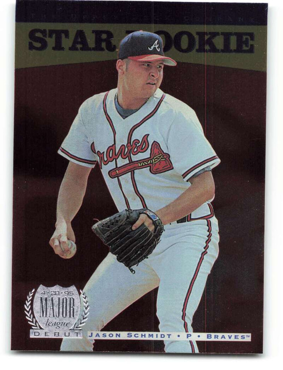 1996 Upper Deck #250 Jason Schmidt VG Atlanta Braves 