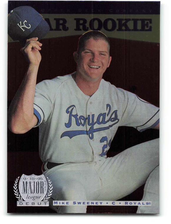 1996 Upper Deck #251 Mike Sweeney VG RC Rookie Kansas City Royals 