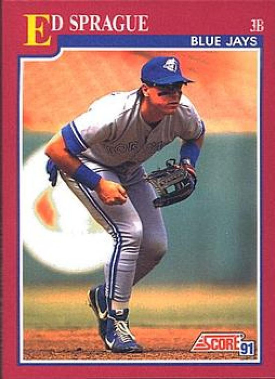 1991 Score Rookie and Traded #101T Ed Sprague NM-MT Toronto Blue Jays 