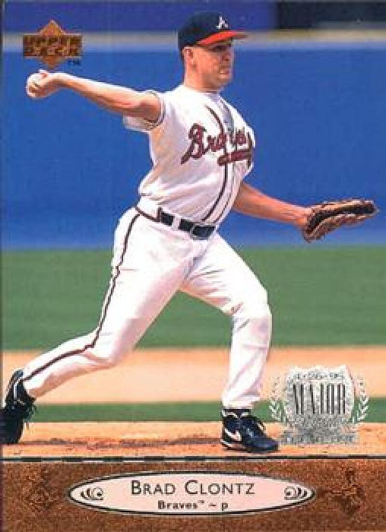 1996 Upper Deck #274 Brad Clontz VG Atlanta Braves 