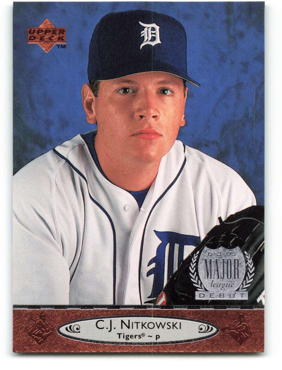 SOLD 43920 1996 Upper Deck #331 C.J. Nitkowski VG Detroit Tigers 