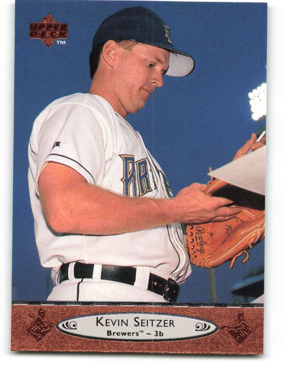 1996 Upper Deck #365 Kevin Seitzer VG Milwaukee Brewers 