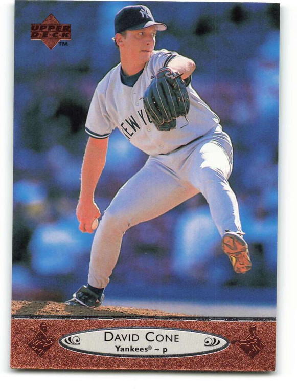 1996 Upper Deck #405 David Cone VG New York Yankees 