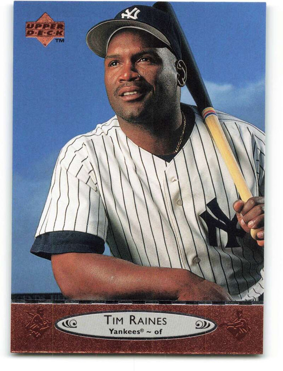 1996 Upper Deck #409 Tim Raines VG New York Yankees 
