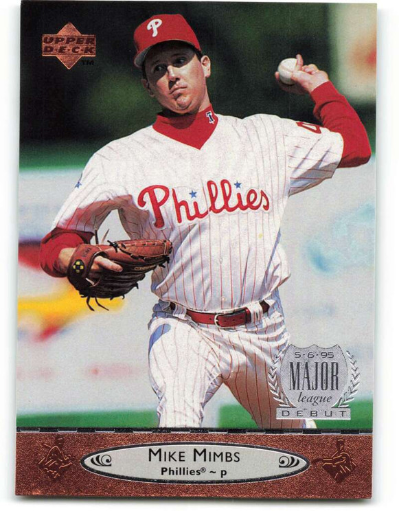 1996 Upper Deck #429 Mike Mimbs VG Philadelphia Phillies 