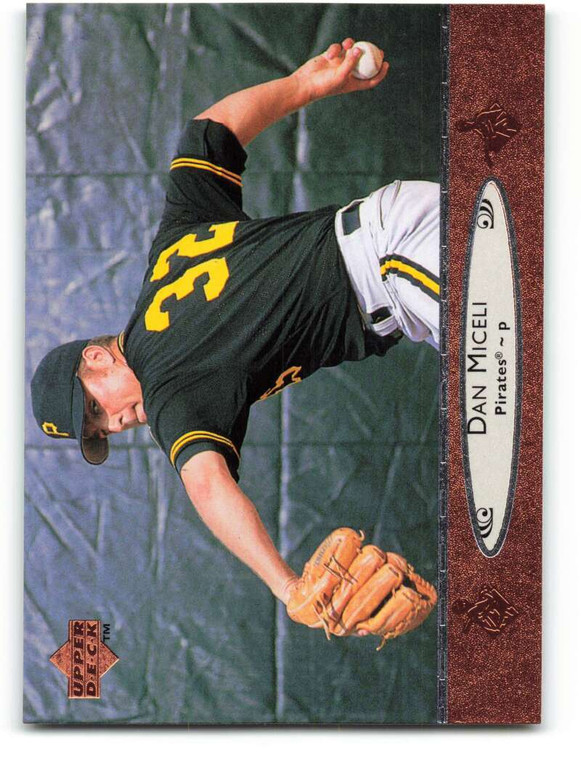 1996 Upper Deck #433 Dan Miceli VG Pittsburgh Pirates 