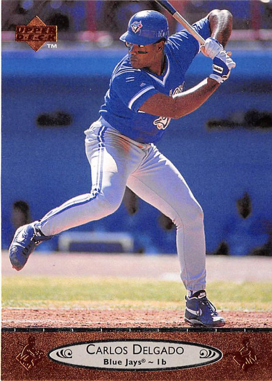 1996 Upper Deck #470 Carlos Delgado VG Toronto Blue Jays 
