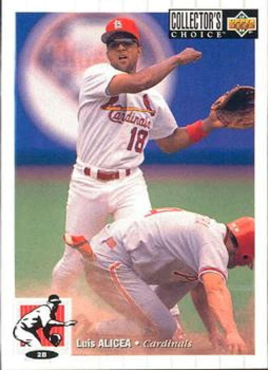 1994 Collector's Choice #32 Luis Alicea VG St. Louis Cardinals 