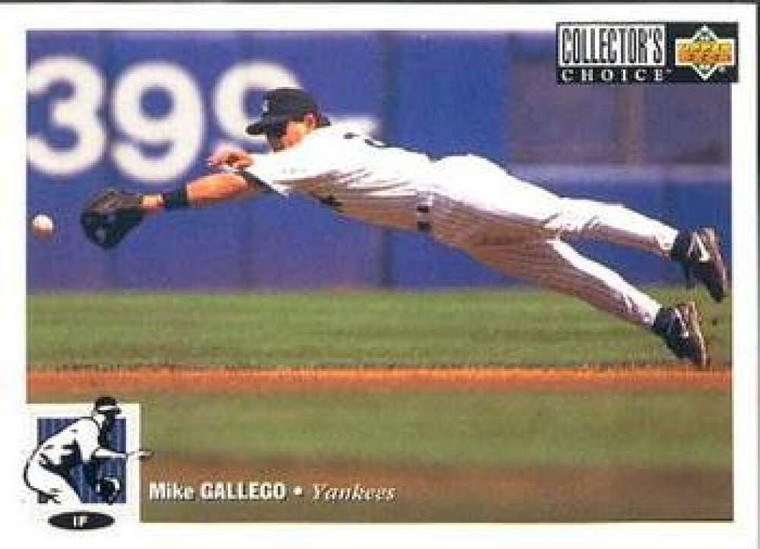 1994 Collector's Choice #104 Mike Gallego VG New York Yankees 