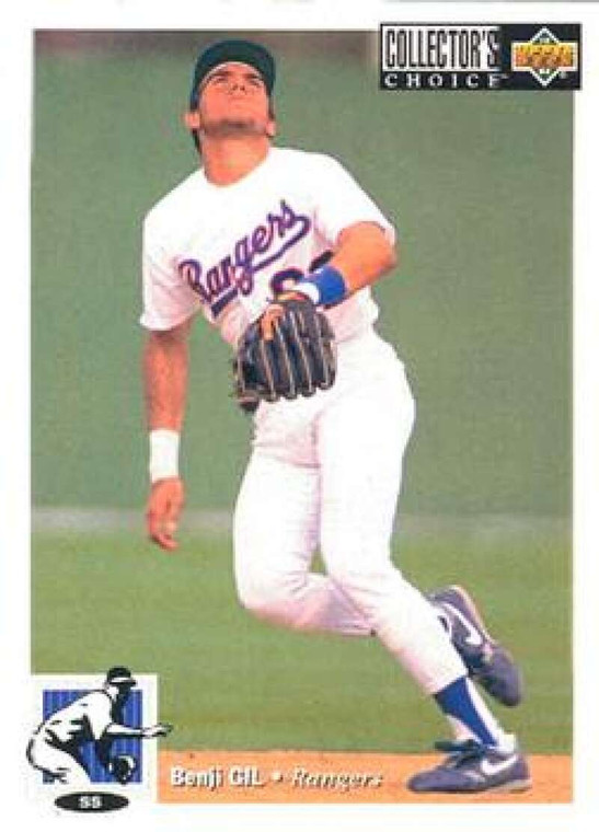 1994 Collector's Choice #108 Benji Gil VG Texas Rangers 