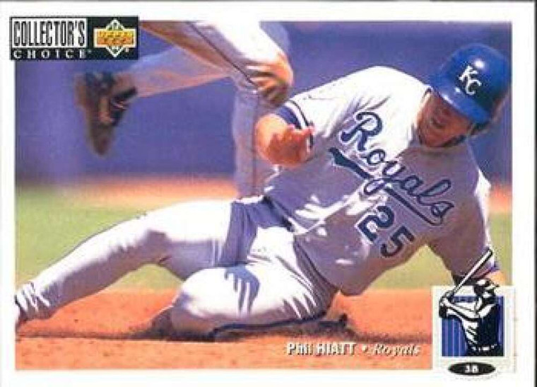 1994 Collector's Choice #136 Phil Hiatt VG Kansas City Royals 