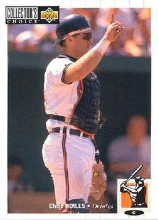 1994 Collector's Choice #140 Chris Hoiles VG Baltimore Orioles 