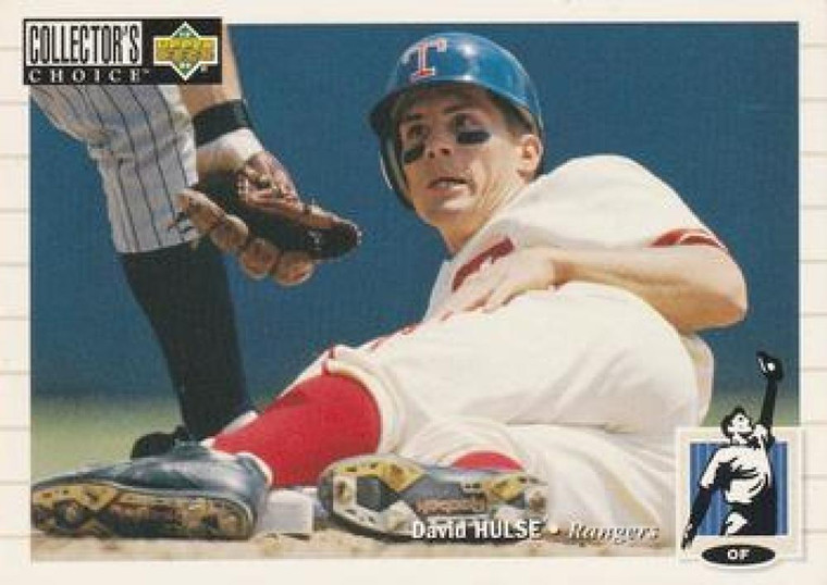 1994 Collector's Choice #142 David Hulse VG Texas Rangers 