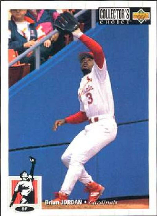 1994 Collector's Choice #154 Brian Jordan VG St. Louis Cardinals 