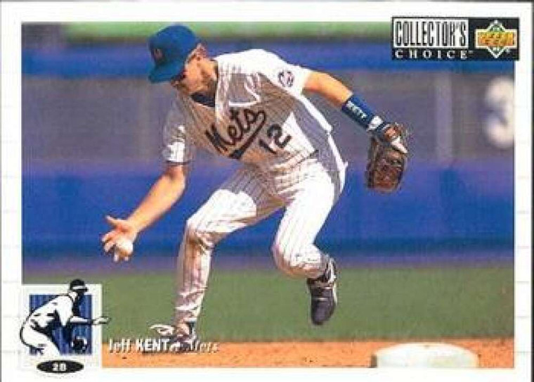 1994 Collector's Choice #159 Jeff Kent VG New York Mets 