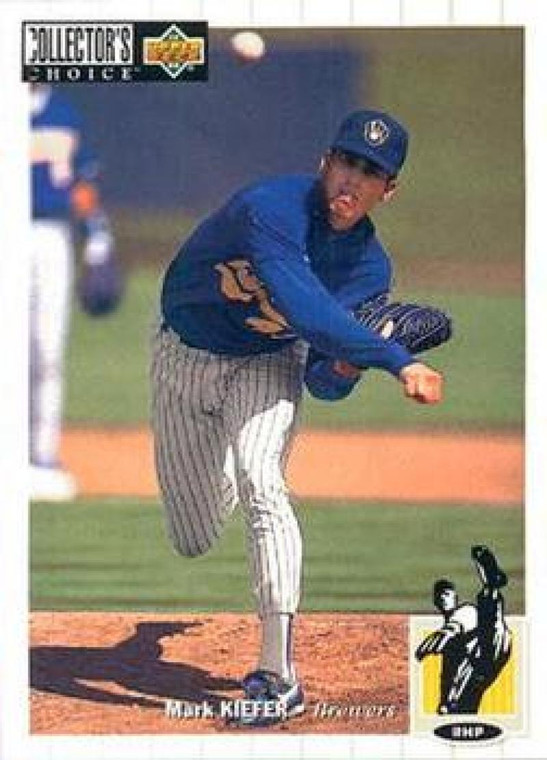 1994 Collector's Choice #161 Mark Kiefer VG Milwaukee Brewers 