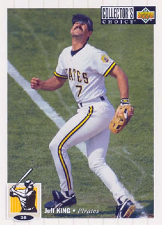 1994 Collector's Choice #163 Jeff King VG Pittsburgh Pirates 