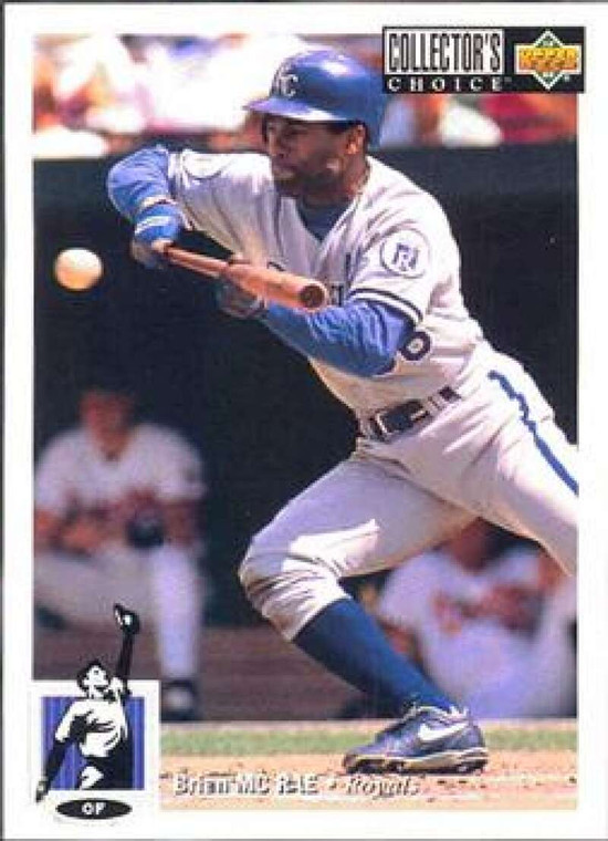 1994 Collector's Choice #201 Brian McRae VG Kansas City Royals 