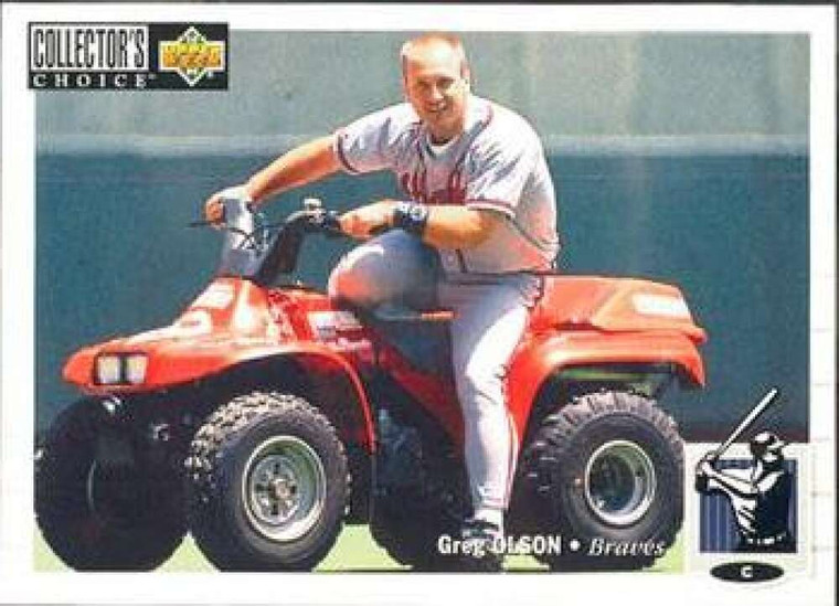 1994 Collector's Choice #221 Greg Olson VG Atlanta Braves 