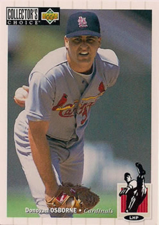 1994 Collector's Choice #222 Donovan Osborne VG St. Louis Cardinals 