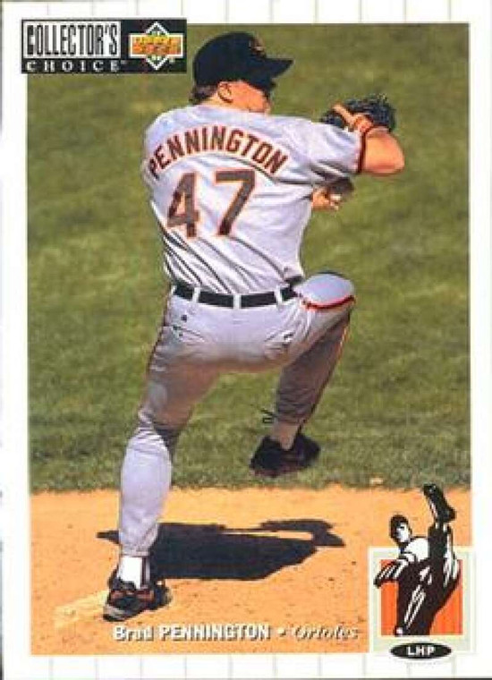 1994 Collector's Choice #227 Brad Pennington VG Baltimore Orioles 