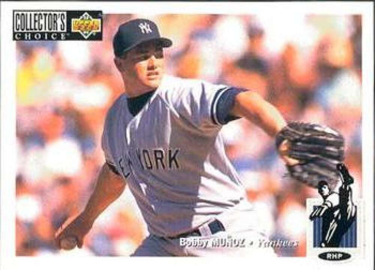 1994 Collector's Choice #214 Bobby Munoz VG New York Yankees 