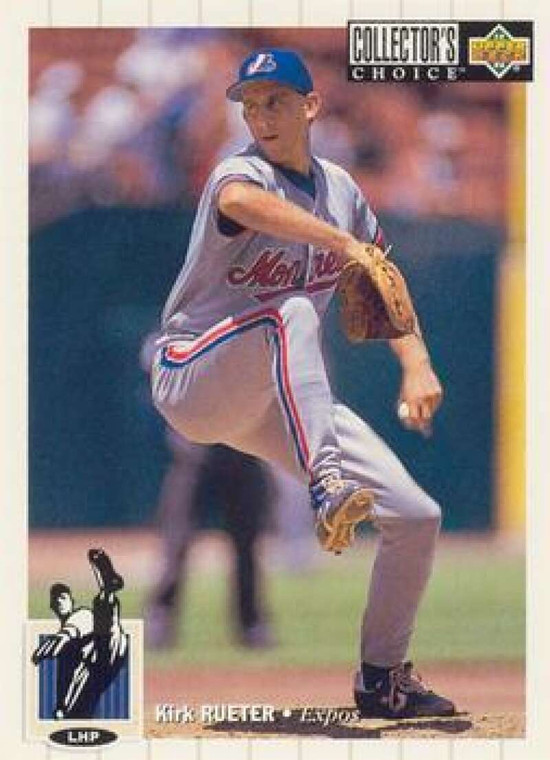 1994 Collector's Choice #246 Kirk Rueter VG Montreal Expos 