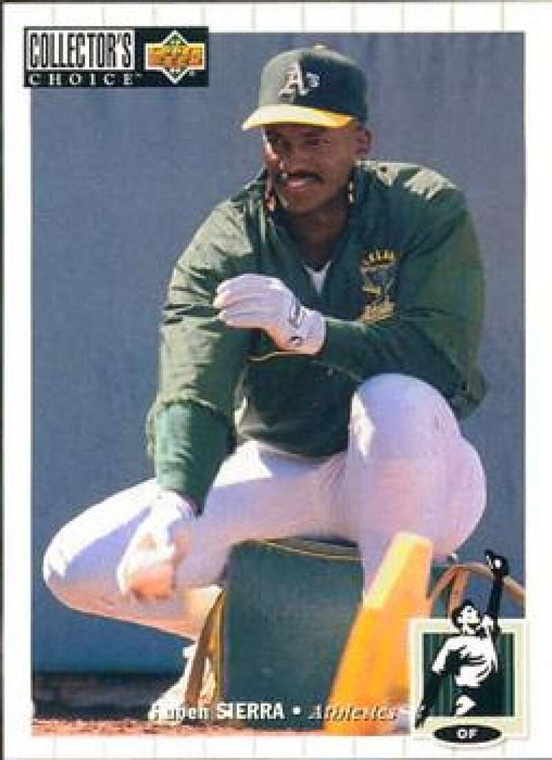 1994 Collector's Choice #258 Ruben Sierra VG Oakland Athletics 