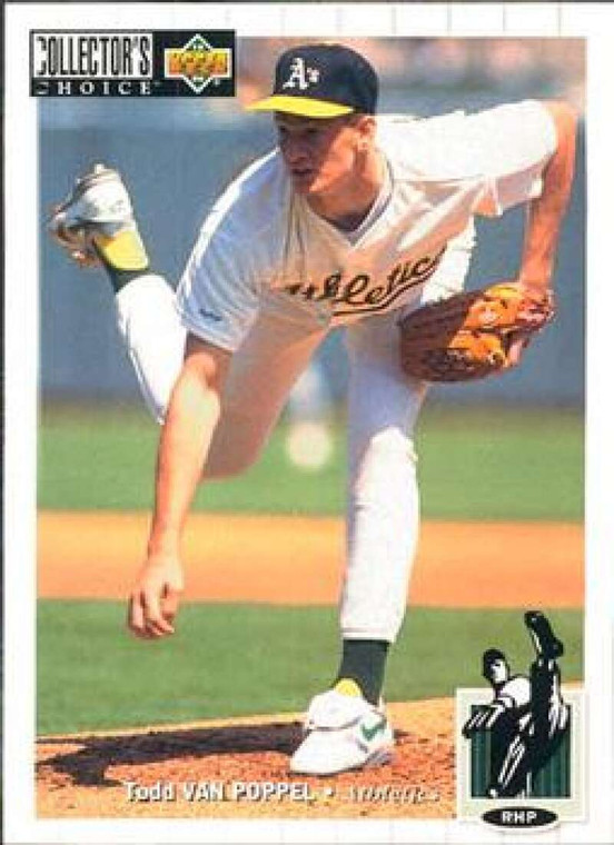 1994 Collector's Choice #279 Todd Van Poppel VG Oakland Athletics 