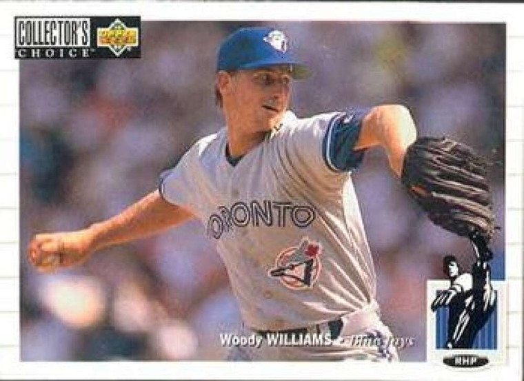 1994 Collector's Choice #300 Woody Williams VG Toronto Blue Jays 